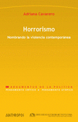 HORRORISMO - NOMBRANDO LA VIOLENCIA CONTEMPORANEA