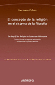 CONCEPTO DE LA RELIGION EN EL SISTEMA DE LA FILOSOFIA, EL