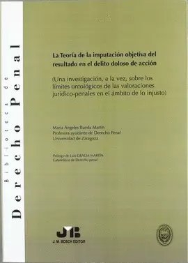 TEORIA DE LA IMPUTACION OBJETIVA DEL RESULTADO EN EL DELITO DOLOSO DE ACCION, LA