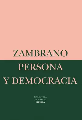 PERSONA Y DEMOCRACIA