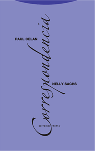 PAUL CELAN NELLY SACHS CORRESPONDENCIA