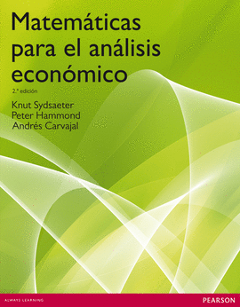 MATEMÁTICAS PARA EL ANÁLISIS ECONÓMICO, 2/ED.