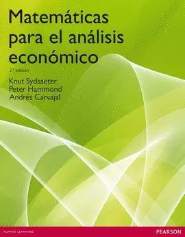 MATEMÁTICAS PARA EL ANÁLISIS ECONÓMICO, 2/ED.