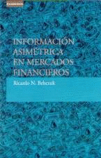 INFORMACIÓN ASIMÉTRICA EN MERCADOS FINANCIEROS