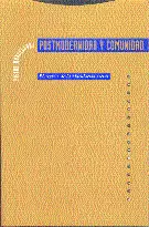 POSTMODERNIDAD Y COMUNIDAD (3ª ED) EL REGRESO DE LA CINCULACION SOCIAL