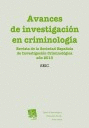 AVANCES DE INVESTIGACION EN CRIMINOLOGIA