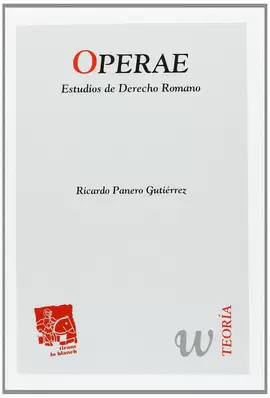 OPERAE. ESTUDIOS DE DERECHO ROMANO