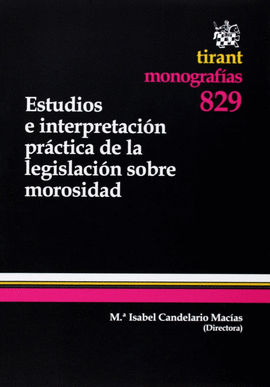 ESTUDIOS E INTERPRETACION PRACTICA DE LA LEGISLACION SOBRE MOROSIDAD