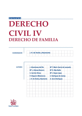 DERECHO CIVIL IV DERECHO DE FAMILIA