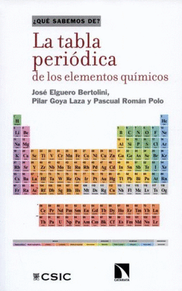 LA TABLA PERIÓDICA DE LOS ELEMENTOS QUÍMICOS