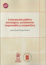 CONTRATACION PUBLICA ESTRATEGICA, SOCIALMENTE RESPONSABLE Y COMPETITIVA