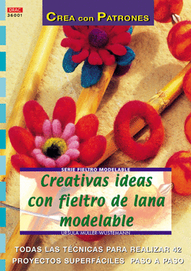 SERIE FIELTRO MODELABLE Nº 1. CREATIVAS IDEAS CON FIELTRO DE LANA MODELABLE