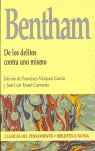 DE LOS DELITOS CONTRA UNO MISMO
