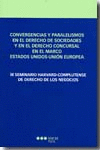 CONVERGENCIAS Y PARALELISMOS EN EL DERECHO DE SOCIEDADES Y EN EL DERECHO CONCURSAL EN EL MARCO ESTAD