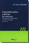 COMUNIDAD POLITICA Y LIBERTAD DE CREENCIAS