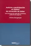 AUTORIA Y PARTICIPACION EN DELITOS DE INFRACCION DE DEBER