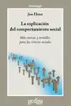 LA EXPLICACIÓN DEL COMPORTAMIENTO SOCIAL
