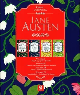 JANE AUSTEN (4 VOLUMENES ) -O. COMPLETAS-