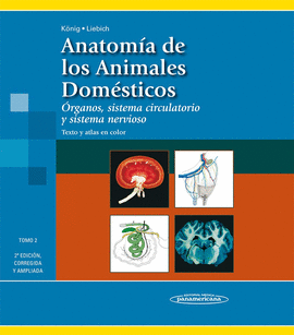 ANATOMÍA DE LOS ANIMALES DOMÉSTICOS. TOMO 2: ORGANOS, SISTEMA CIRCULATORIO Y SISTEMA NERVIOSO. TEXTO