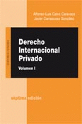 DERECHO INTERNACIONAL PRIVADO VOLUMEN I
