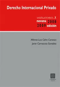 DERECHO INTERNACIONAL PRIVADO (9ª ED) VOL I
