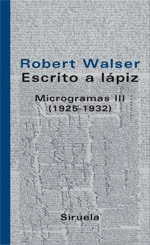 ESCRITO A LÁPIZ. MICROGRAMAS III