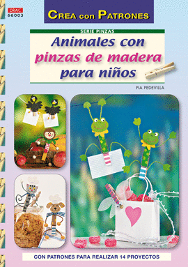 ANIMALES CON PINZAS DE MADERA PARA NIÑOS