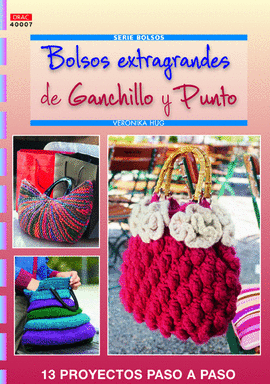 BOLSOS EXTRAGANDES DE GANCHILLO Y PUNTO