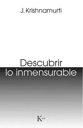 DESCUBRIR LO INMESURABLE