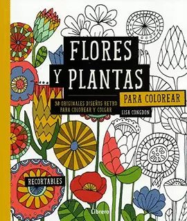 DIBUJOS RETRO , FLORES Y PLANTAS