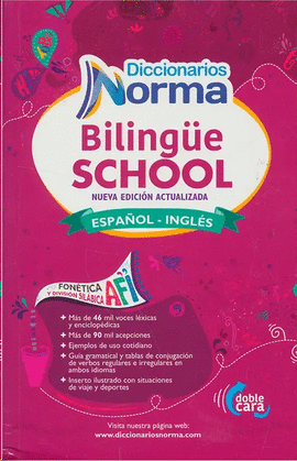 DICCIONARIO BILINGUE SCHOOL ESPAÑOL-INGLES