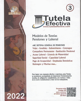 TUTELA EFECTIVA 3 - MODELOS DE TUTELAS - PENSIONES Y LABORAL