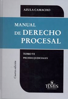 MANUAL DE DERECHO PROCESAL (TOMO VI)