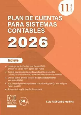 PLAN DE CUENTAS PARA SISTEMAS CONTABLES 2026