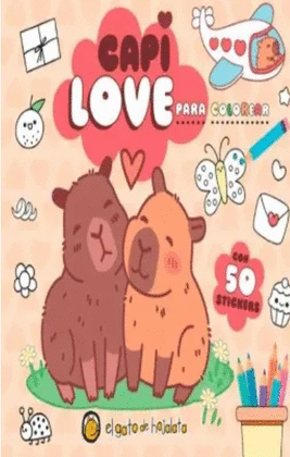 CAPI LOVE PARA COLOREAR