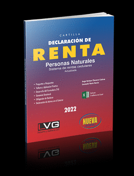 CARTILLA DECLARACIÓN DE RENTA PERSONAS NATURALES 2022 SISTEMA DE RENTAS CEDULARES