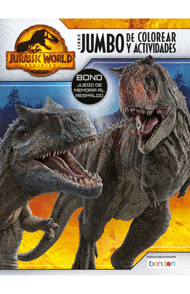 JURASSIC WORLD DOMINION: LIBRO JUMBO DE COLOREAR Y ACTIVIDADES