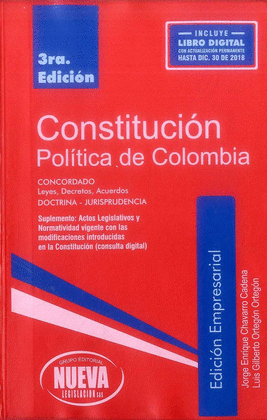 CONSTITUCION POLITICA DE COLOMBIA 2018