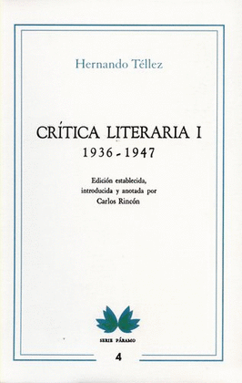 CRÍTICA LITERARIA I. 1936-1947