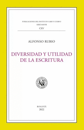 DIVERSIDAD Y UTILIDAD DE LA ESCRITURA