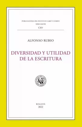 DIVERSIDAD Y UTILIDAD DE LA ESCRITURA