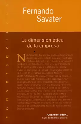 LA DIMENSION ETICA DE LA EMPRESA