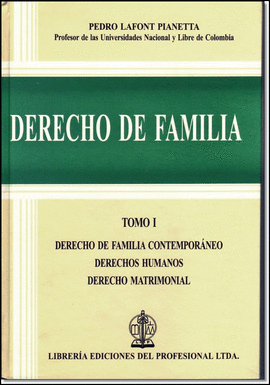 DERECHO DE FAMILIA TOMO 1
