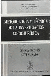 METODOLOGIA Y TECNICA DE LA INVESTIGACION SOCIOJURIDICA (4 EDI)