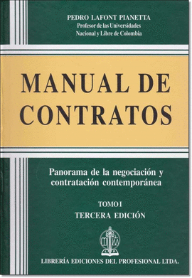 MANUAL DE CONTRATOS 3ED 2 TOMOS