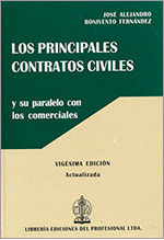 LOS PRINCIPALES CONTRATOS CIVILES Y SU PARALELO CON LOS COMERCIALES 20ED