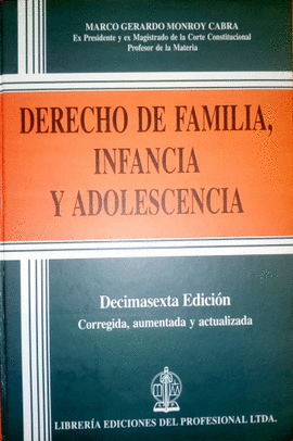 DERECHO DE FAMILIA INFANCIA Y ADOLESCENCIA 16ED