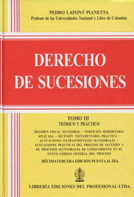 DERECHO DE SUCESIONES TOMO III