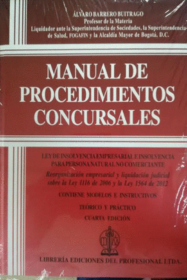 MANUAL DE PROCEDIMIENTOS CONCURSALES 4ED