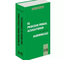 PROCESO PENAL ACUSATORIO POR MEDIO DE AUDIENCIAS, EL